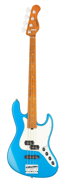 Sadowsky MetroExpress 21-Fret Hybrid P/J Bass, Roasted Maple Fingerboard, 4-String - Solid Ocean Blue Metallic High Polish